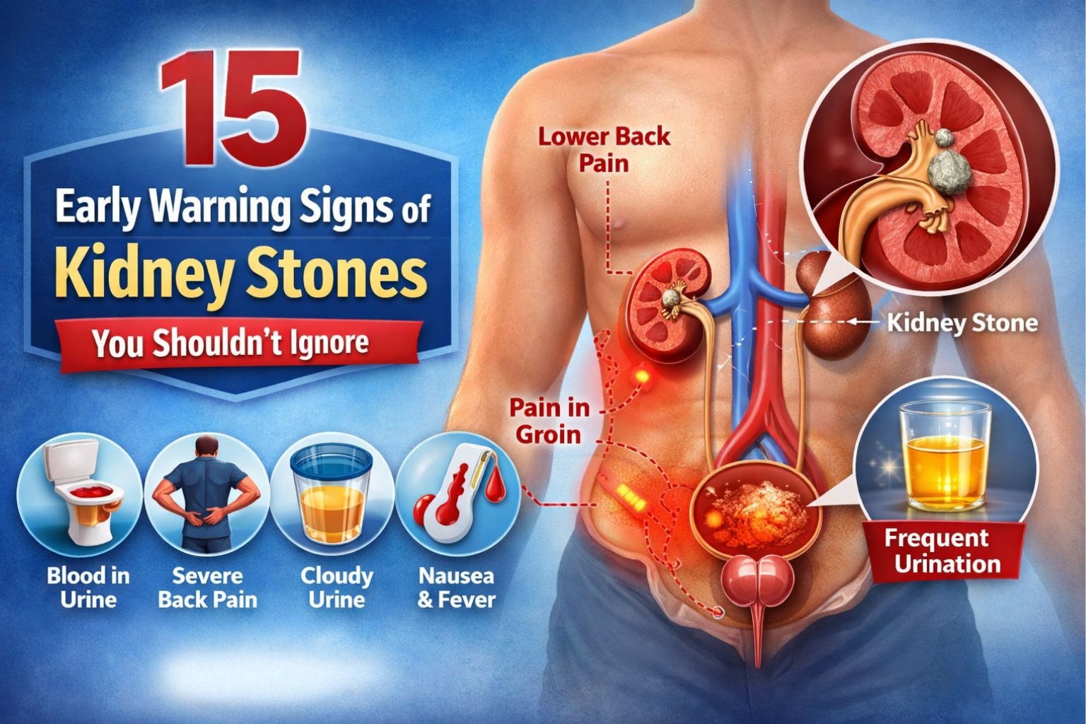 15 Signs of Kidney Stones You Shouldn't Ignore